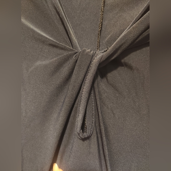 Tiffany & Grey Blue Dressy top - Picture 2 of 3